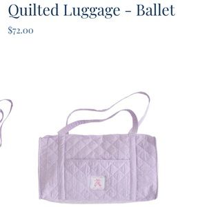NWT Little English Ballet Duffle